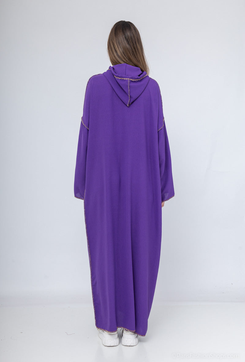 Abaya capuchon oceaan