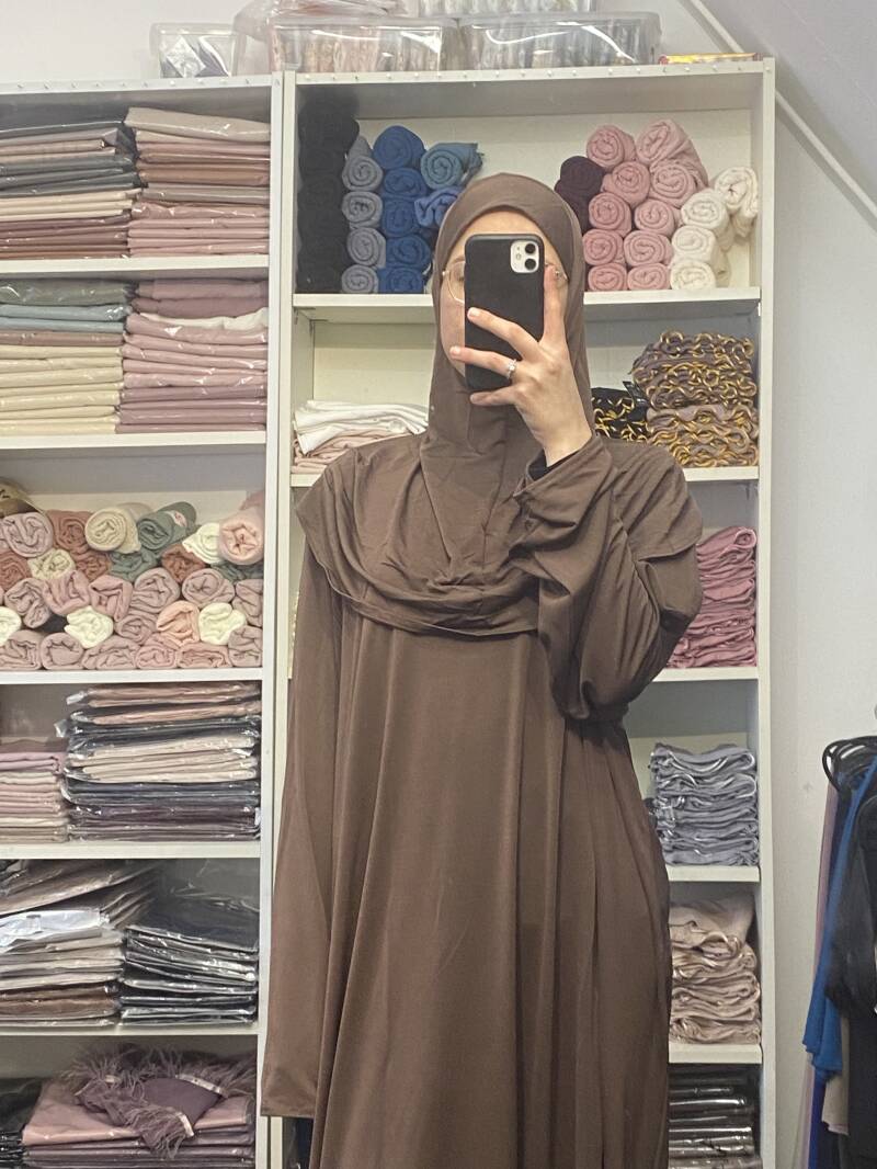 Gebedsjurk 1-delig bruin 2 VOOR €14,95 korting wordt automatisch verrekend in winkelmandje! (kleuren mixen is toegestaan)