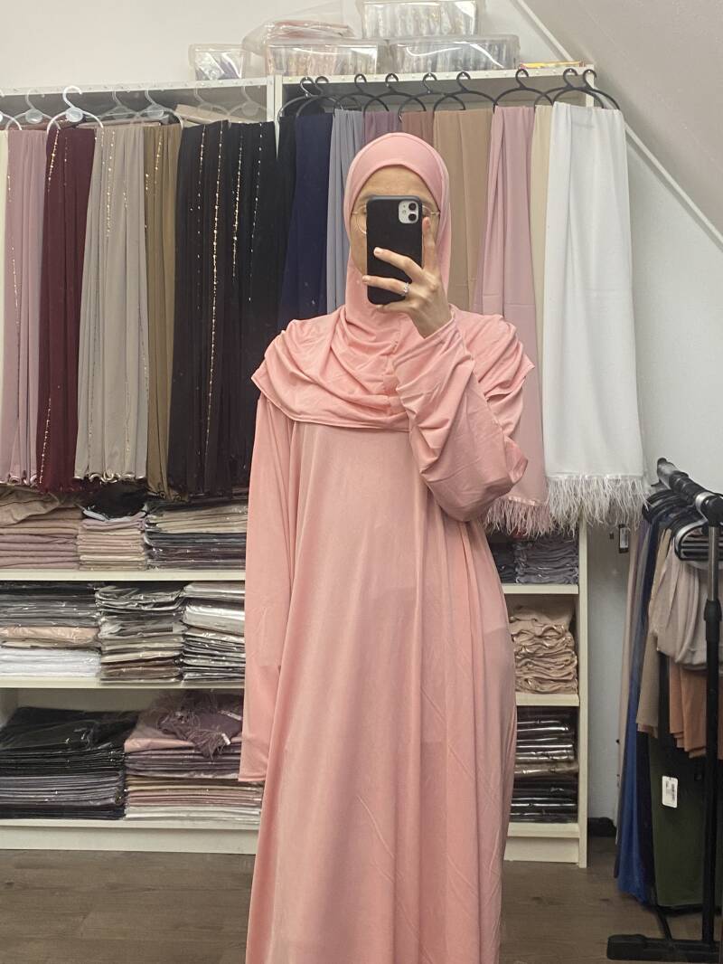 Gebedsjurk 1-delig lichtroze 2 VOOR €14,95 korting wordt automatisch verrekend in winkelmandje! (kleuren mixen is toegestaan)