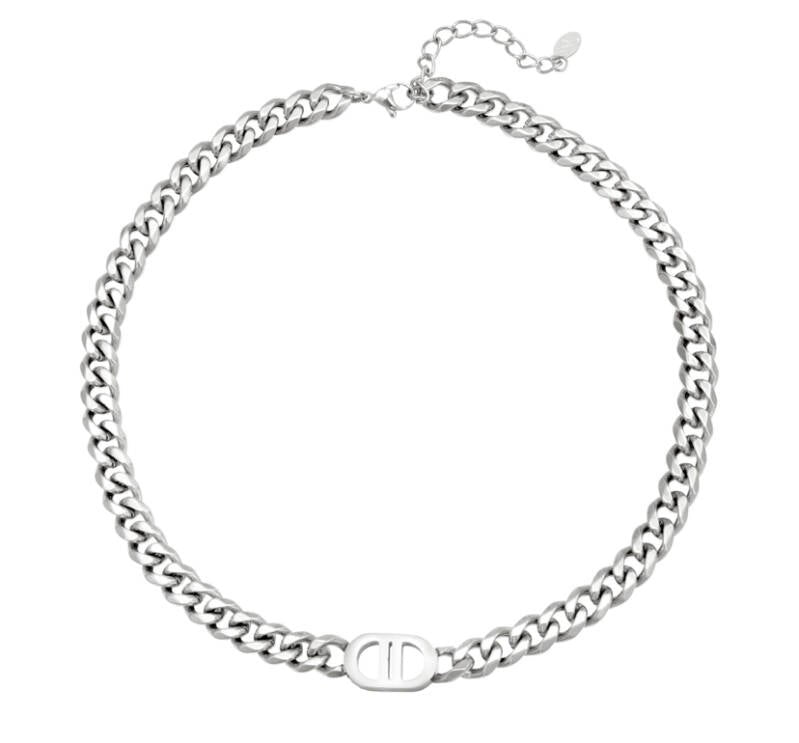 Oumaima ketting zilver