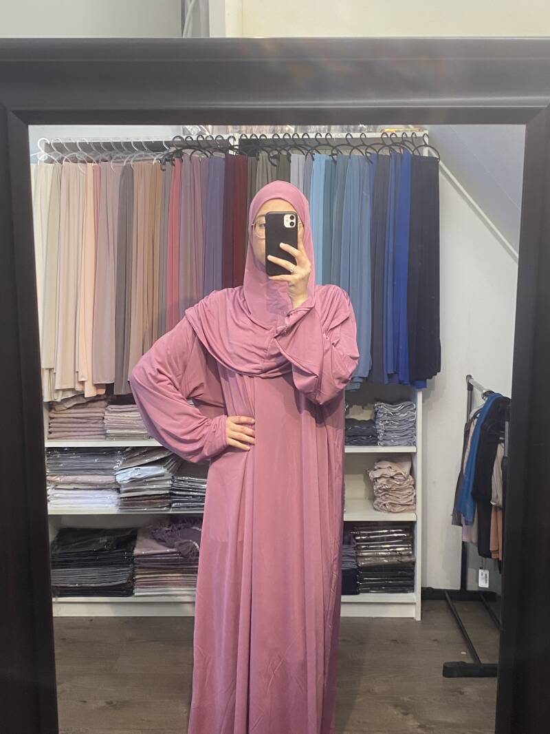 Gebedsjurk 1-delig roze 2 VOOR €14,95 korting wordt automatisch verrekend in winkelmandje! (kleuren mixen is toegestaan)