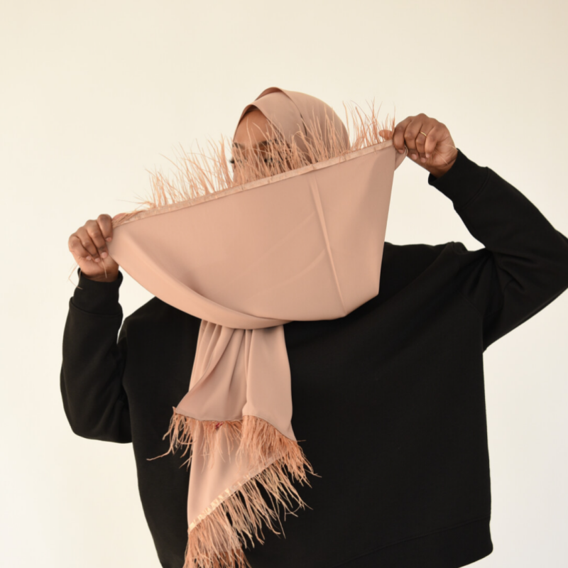 Chiffon Unique lichtbruin