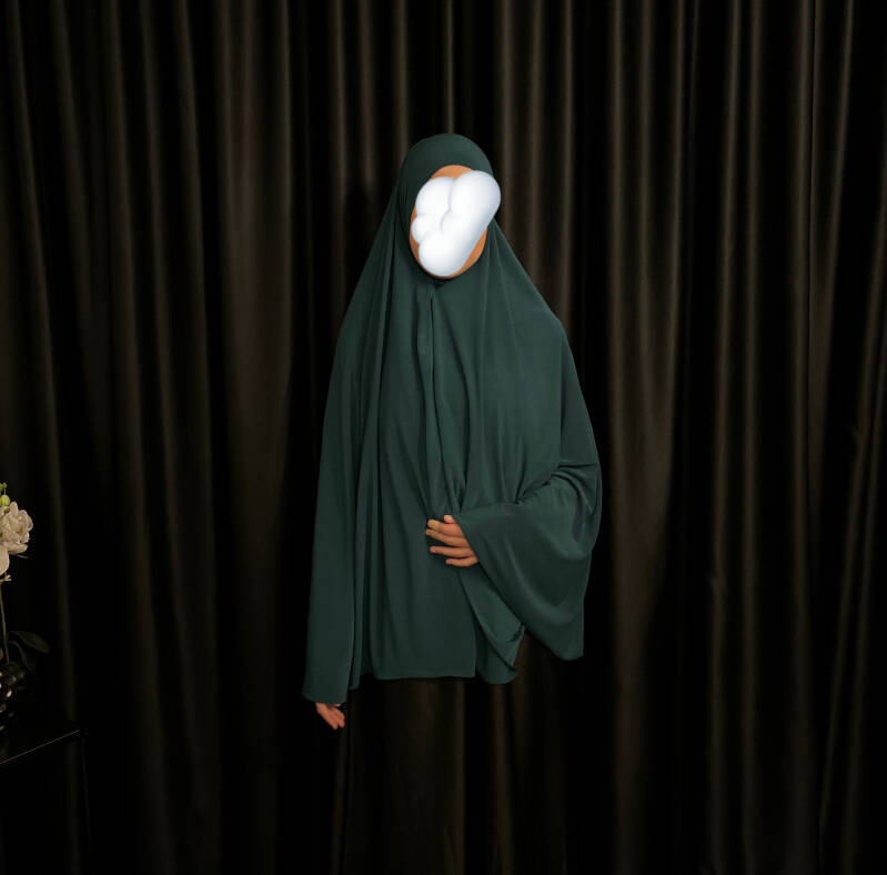 Premium Jersey Khimaar dennengroen
