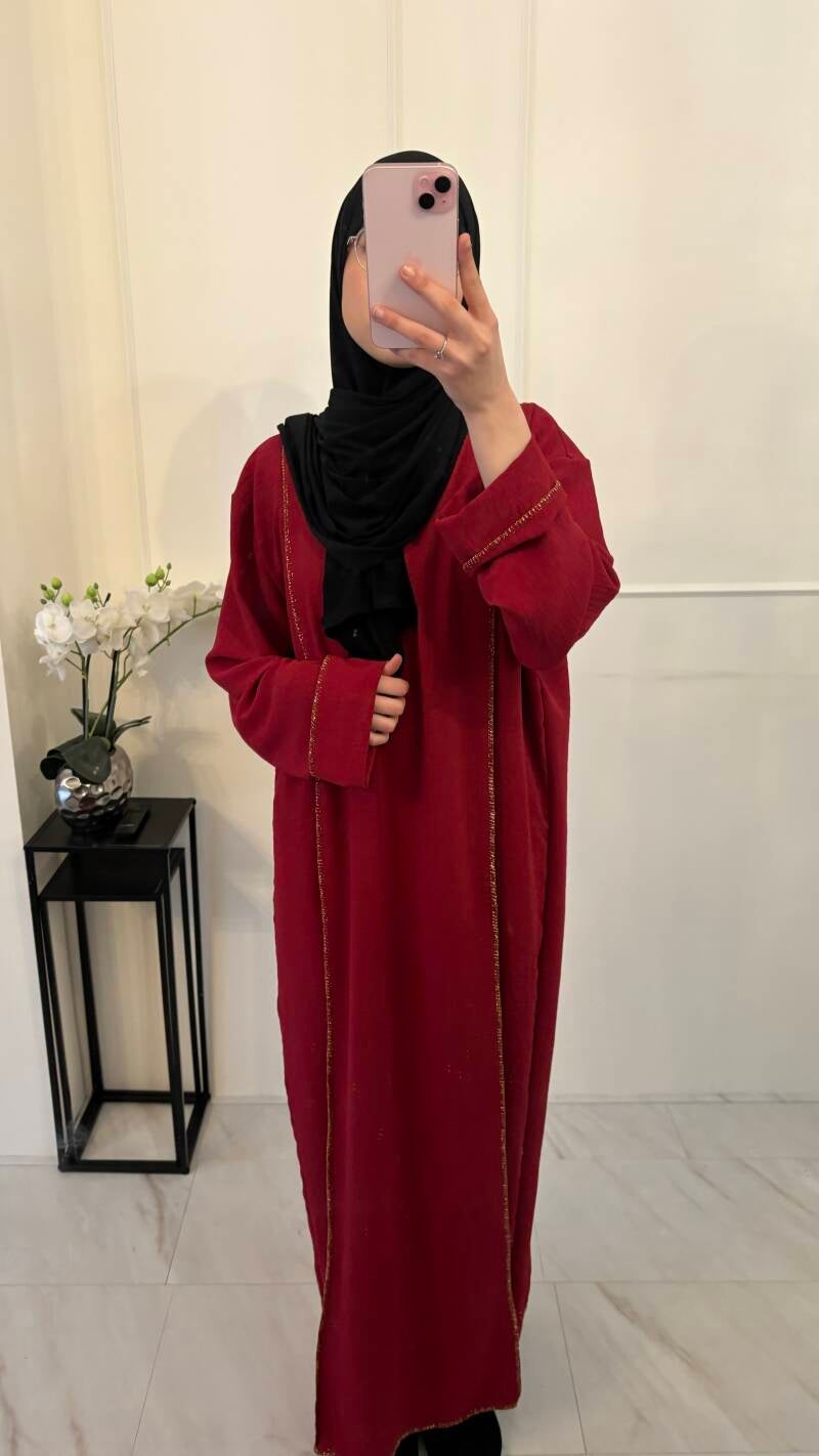Abaya Dress jazz rood