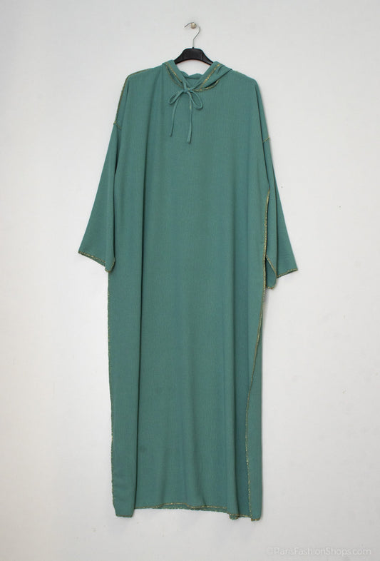 Abaya capuchon oceaan
