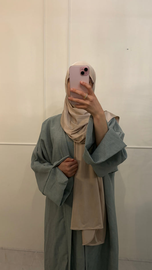 Abaya 2pcs mintgroen