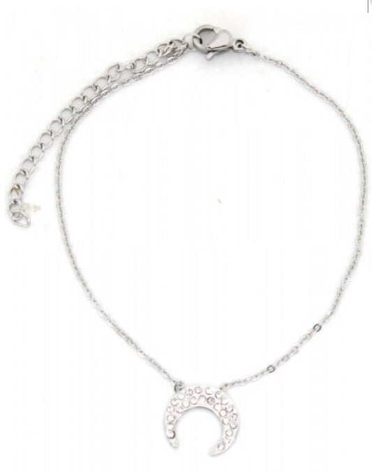 Moon bracelet zilver