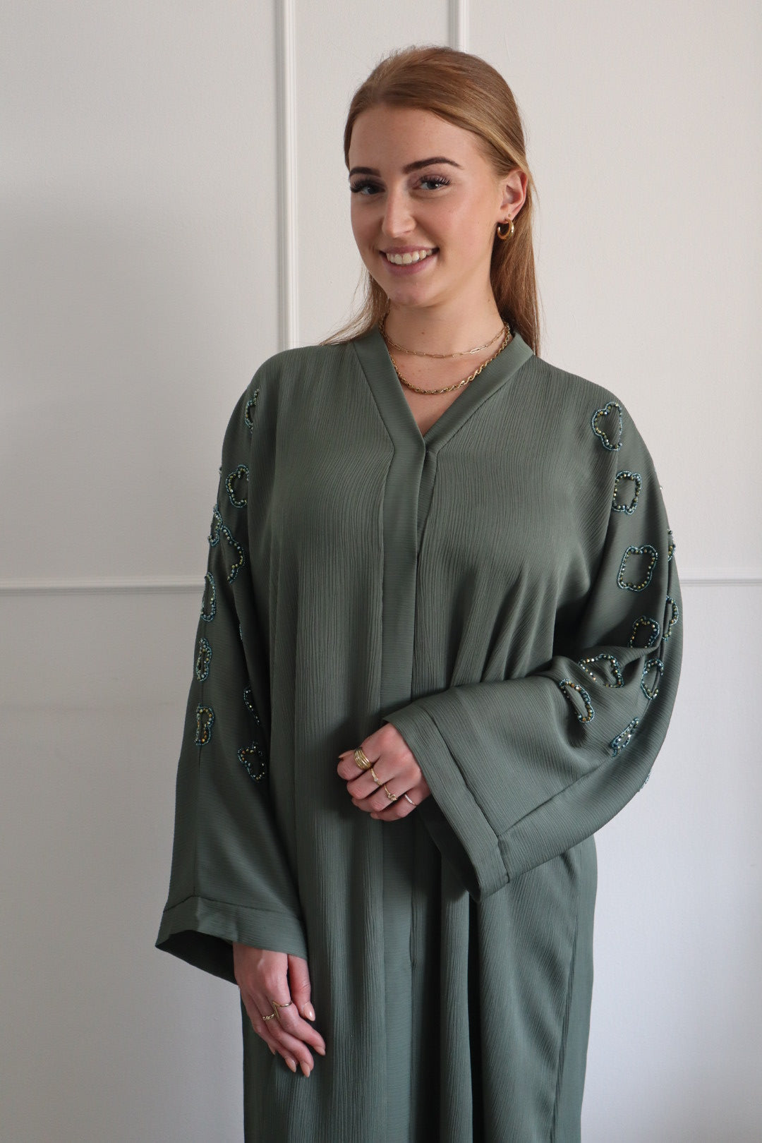 Dubai Abaya green