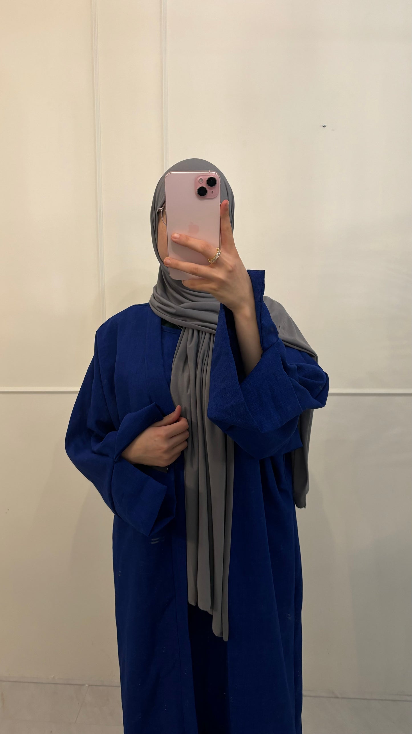 Abaya 2pcs koningsblauw