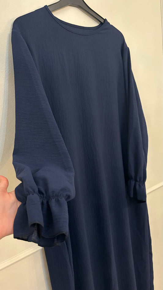 Abaya jazz ruffle marineblauw