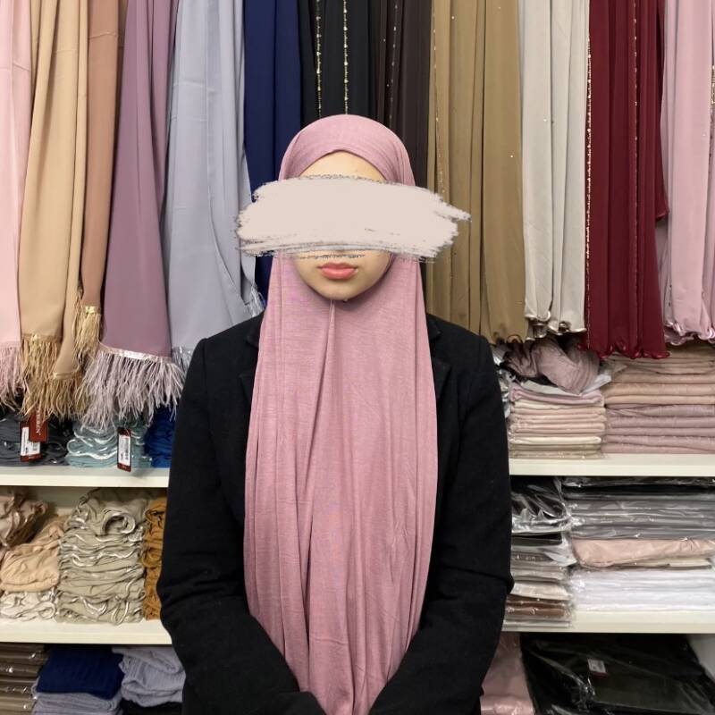 Jersey hijab rozepaars