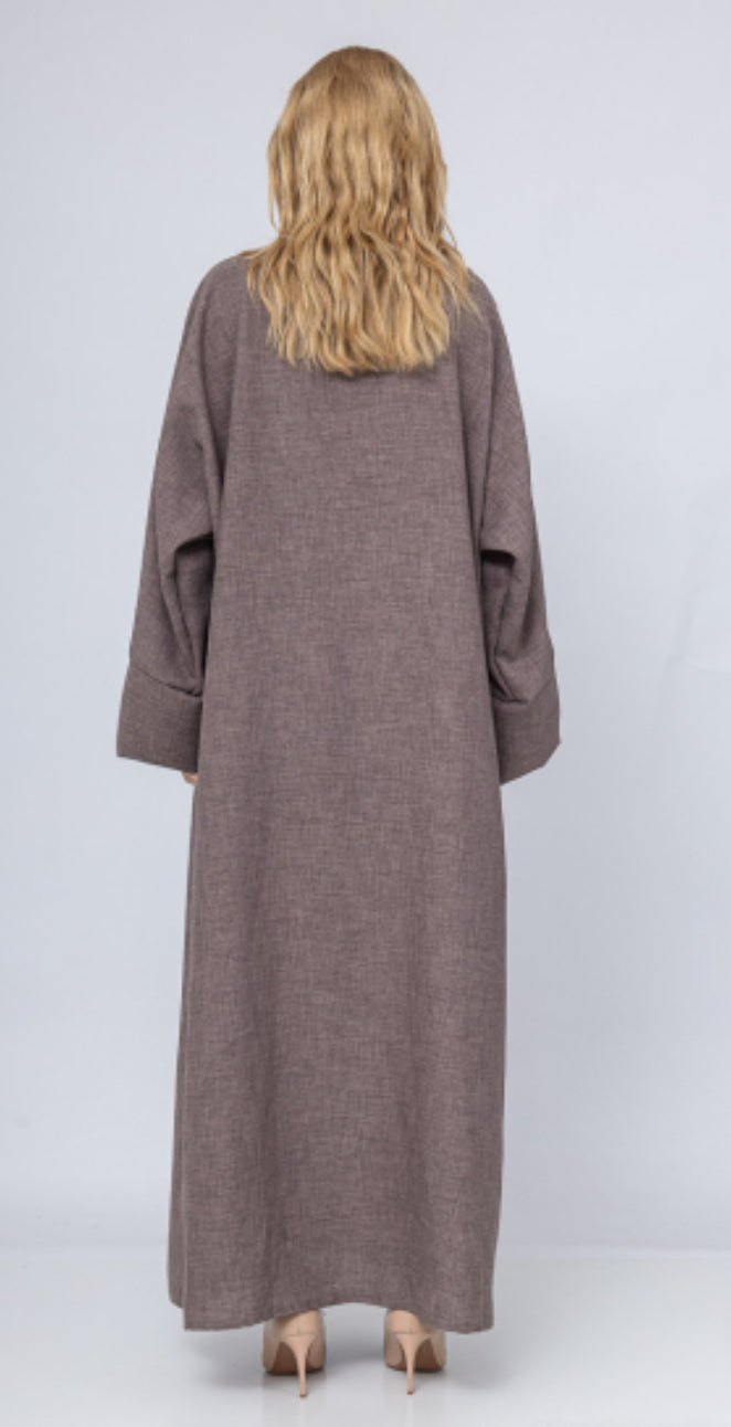 Abaya 2pcs taupe