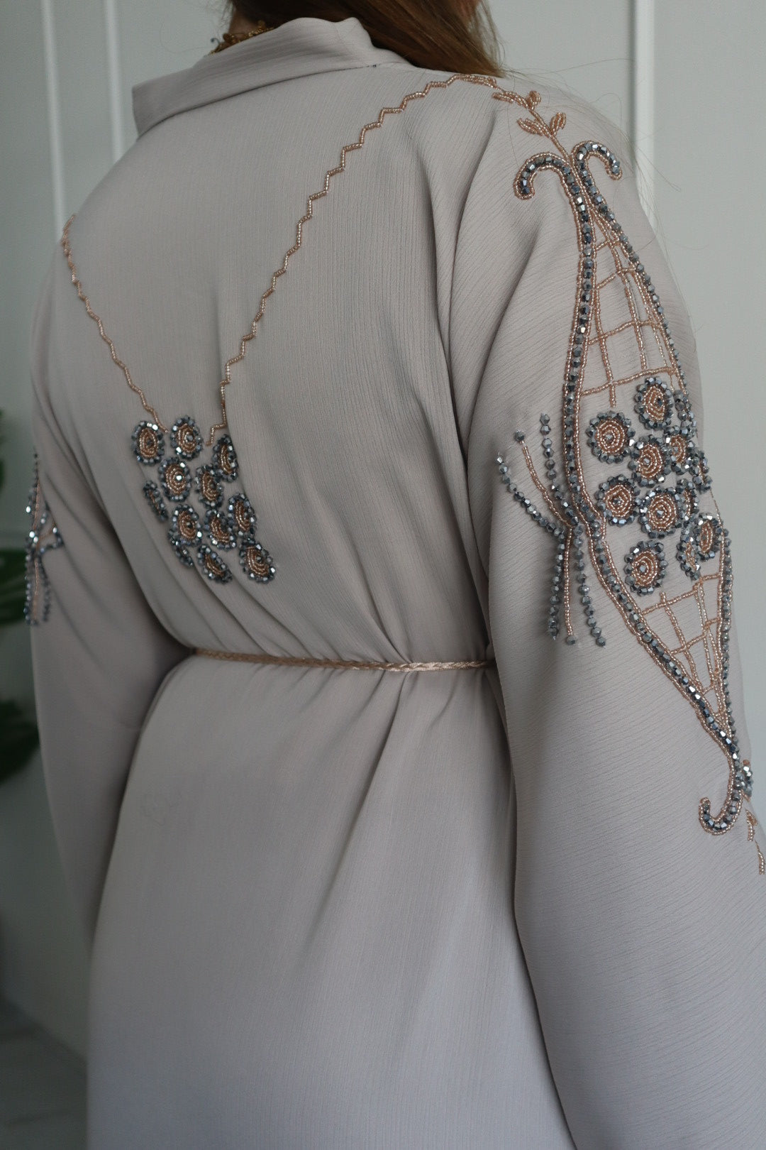 Dubai Abaya beige