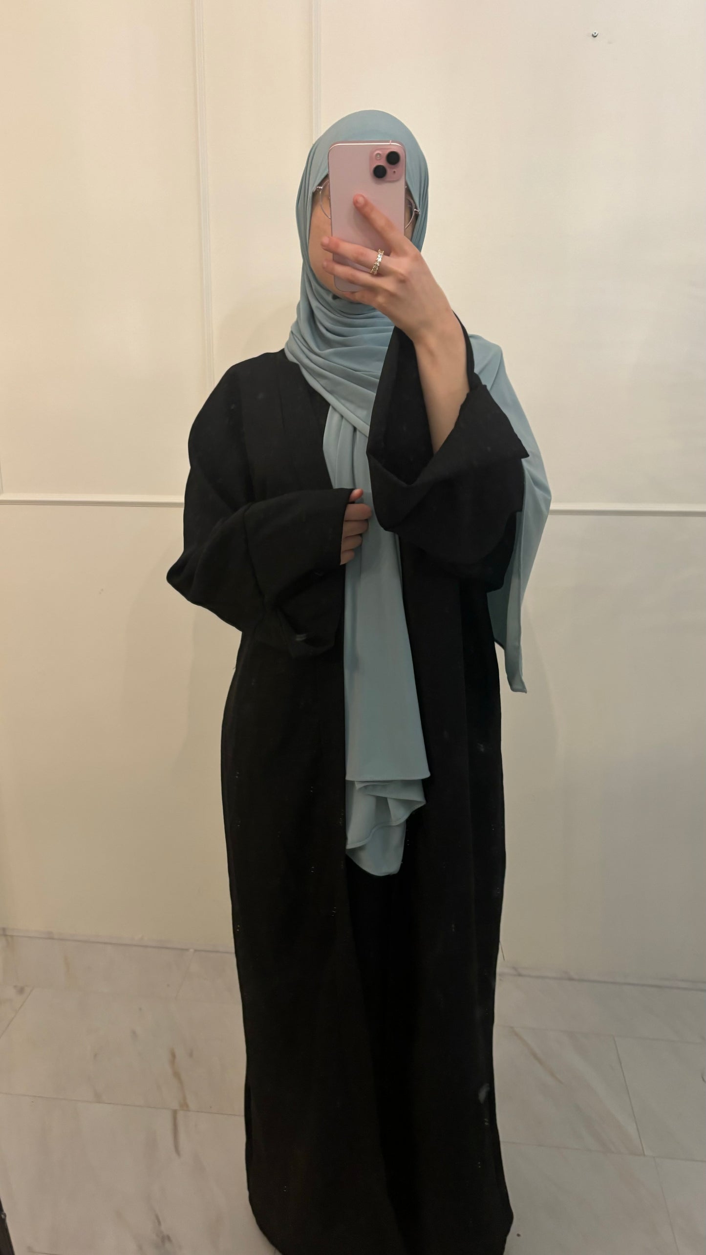 Abaya 2pcs zwart