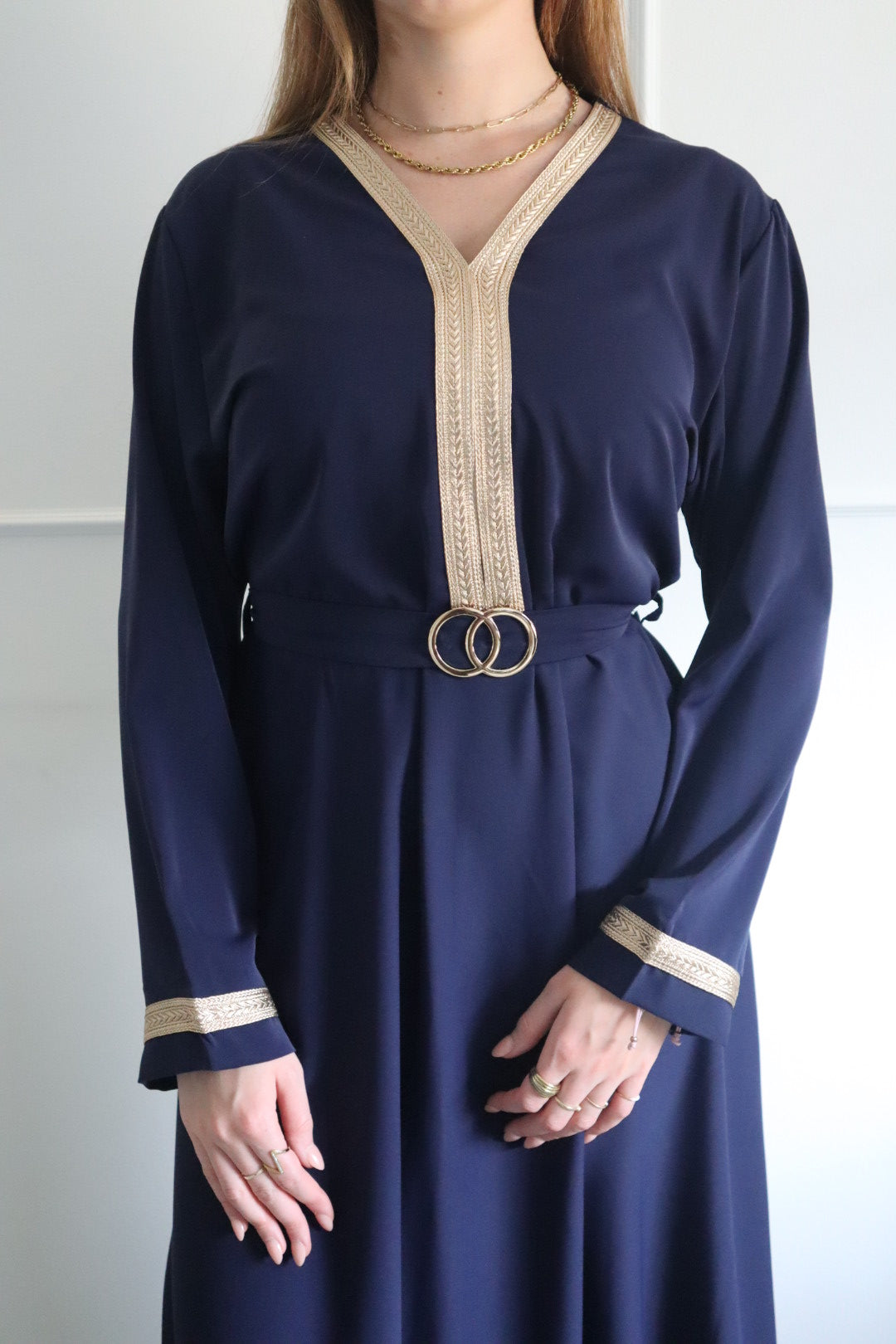 Abaya Mirthe donkerblauw