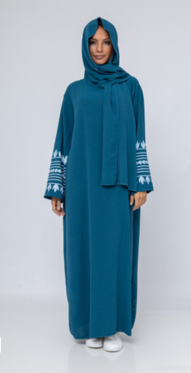 Abaya hijab jazz donkerblauw