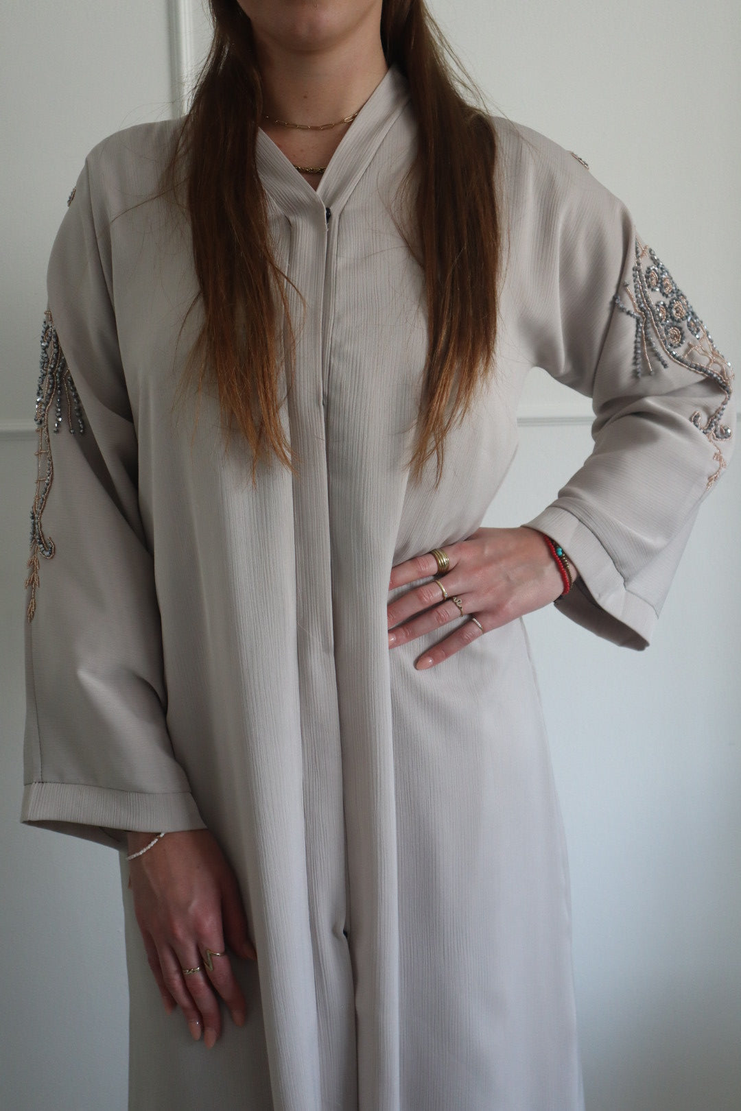 Dubai Abaya beige