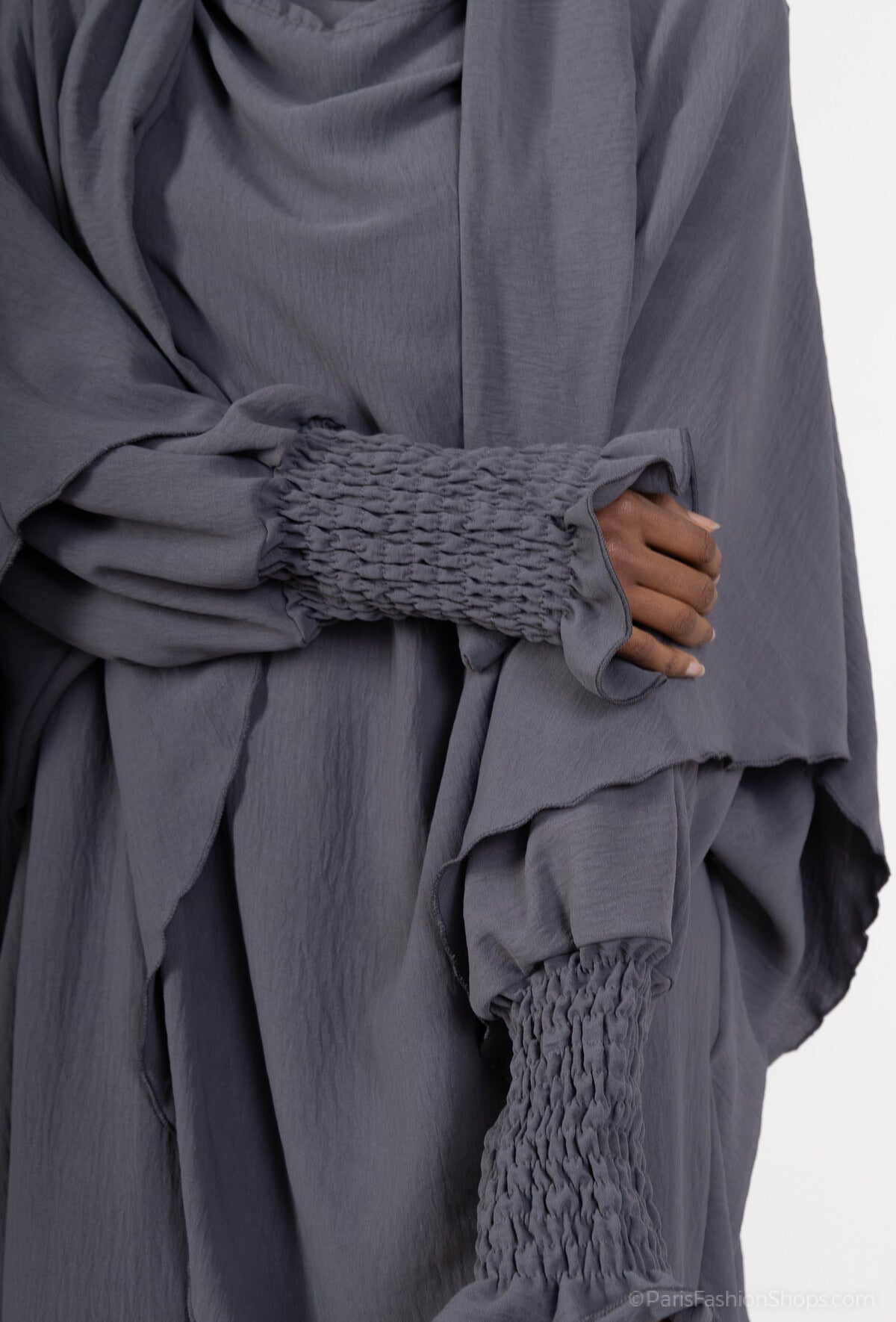 Abaya & tie-back khimaar set