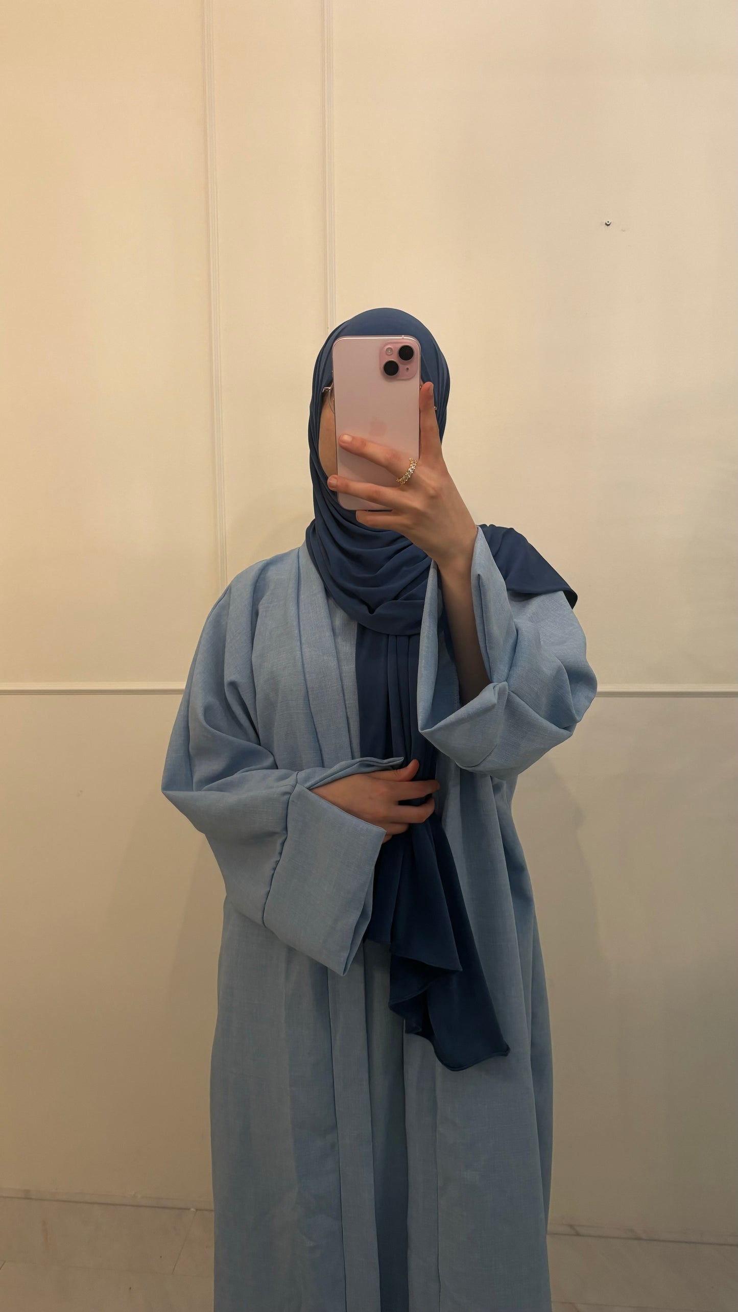 Abaya 2pcs lichtblauw