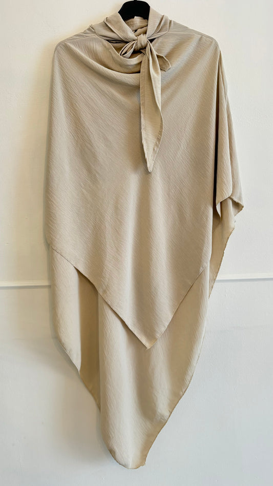 Heupkhimaar jazz tie-back beige