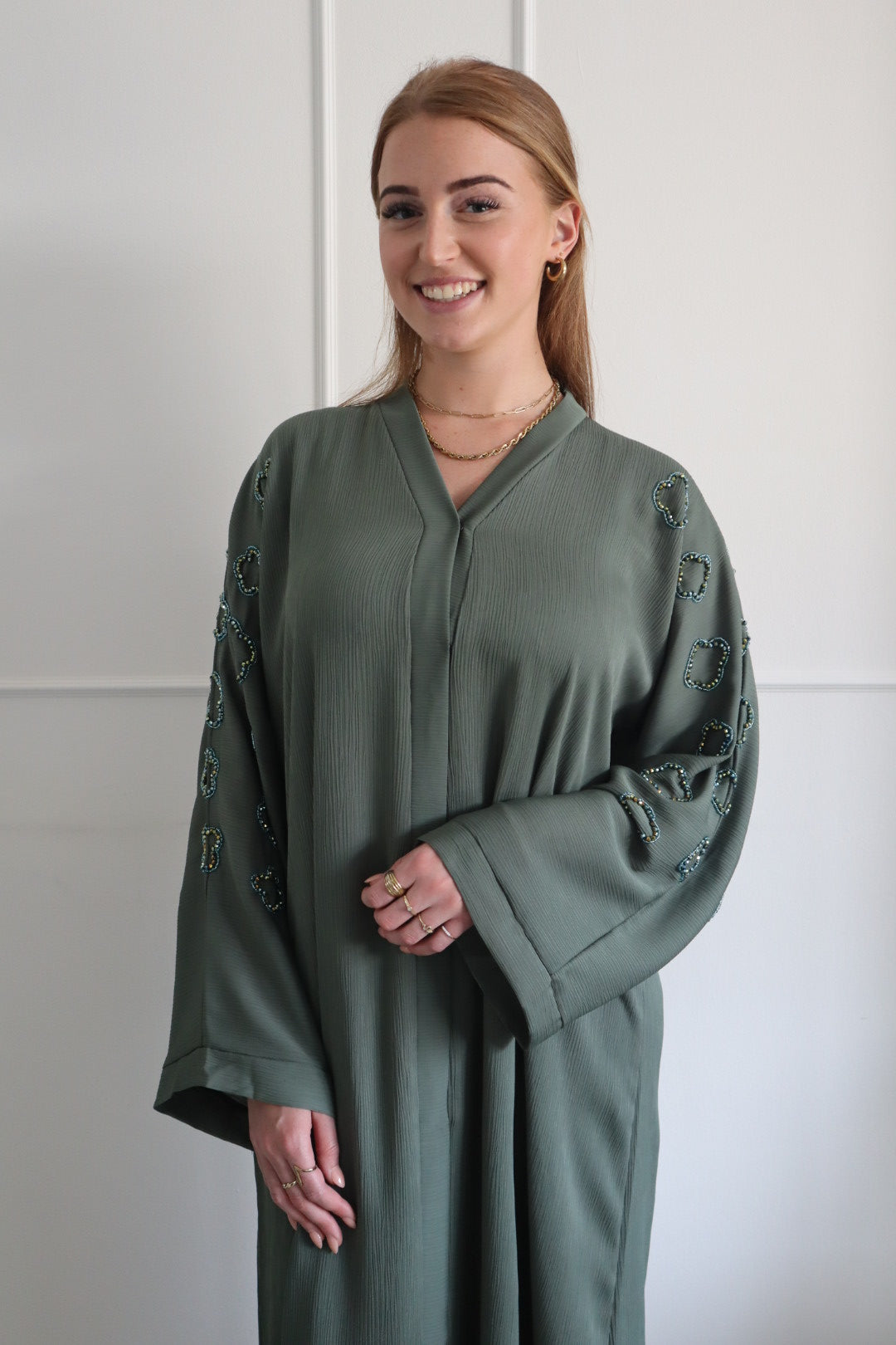 Dubai Abaya green