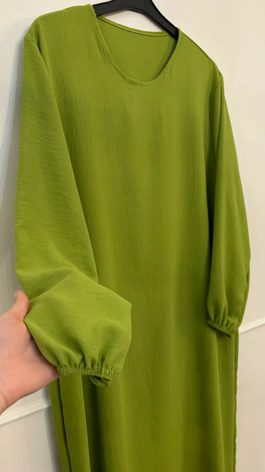 Abaya jazz limoengroen
