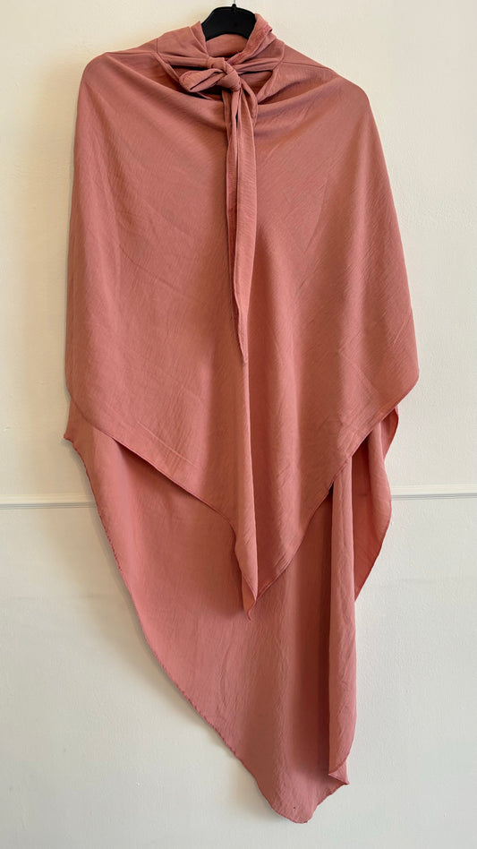 Heupkhimaar jazz tie-back lichtroze