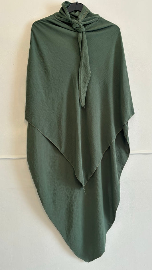 Heupkhimaar jazz tie-back kaki