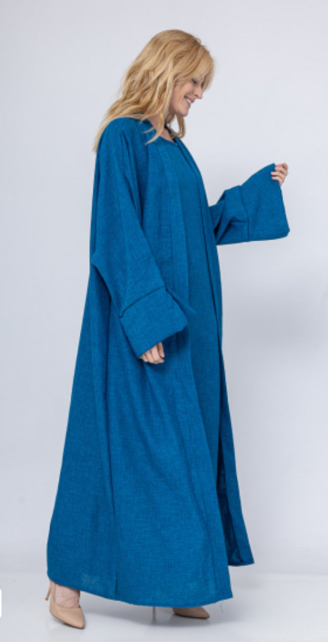 Abaya 2pcs blauw