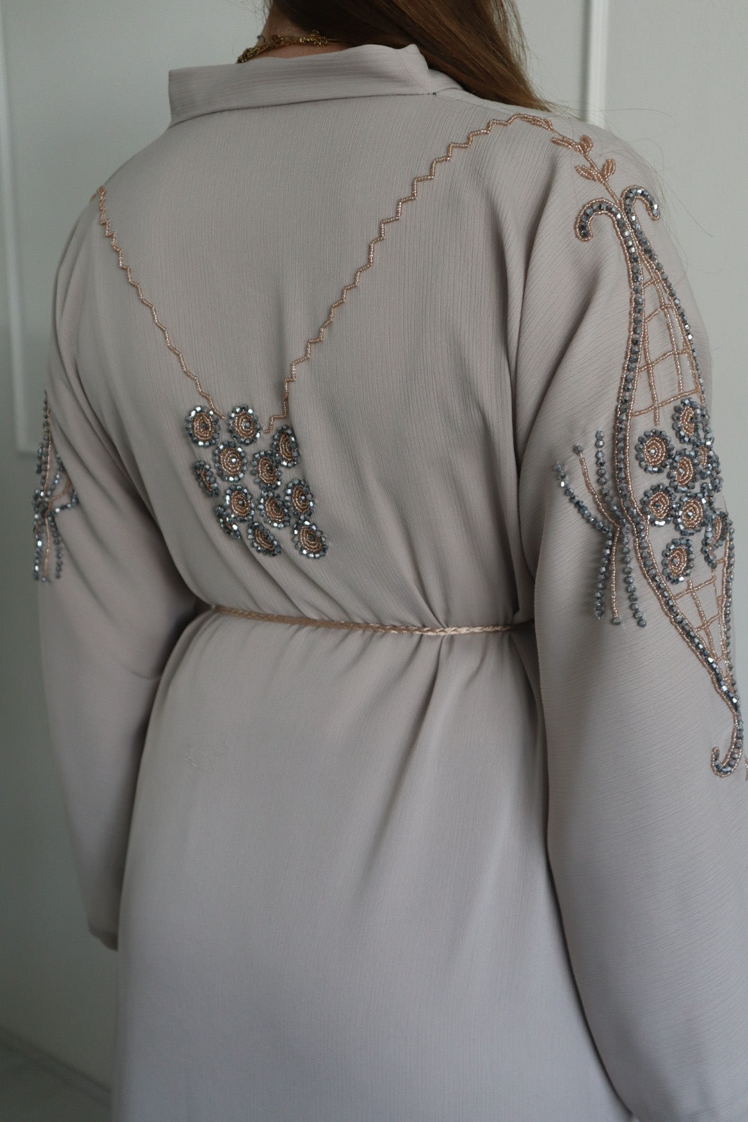 Dubai Abaya beige