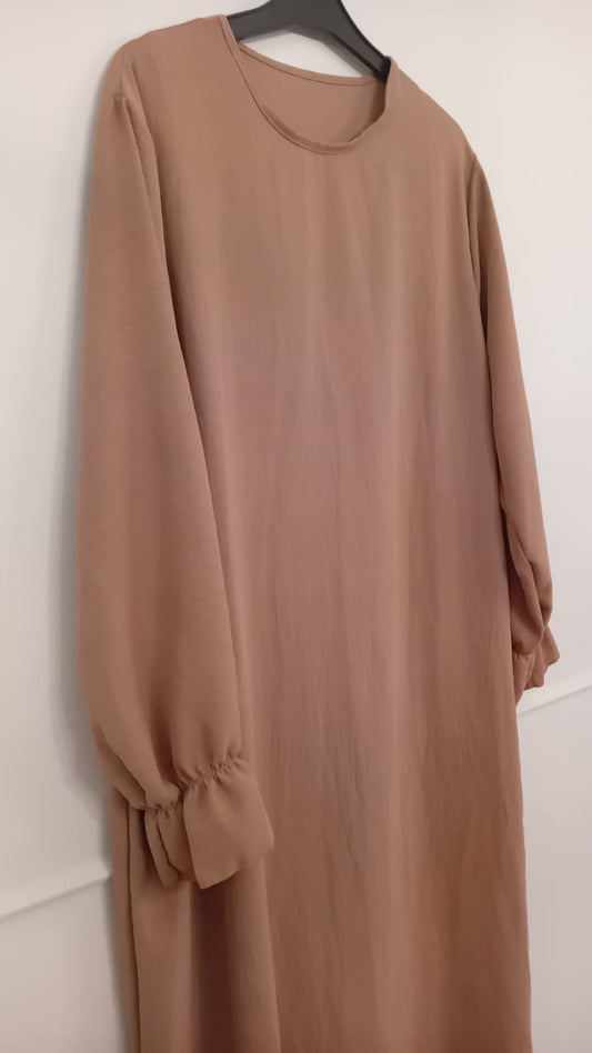 Abaya jazz ruffle oudroze