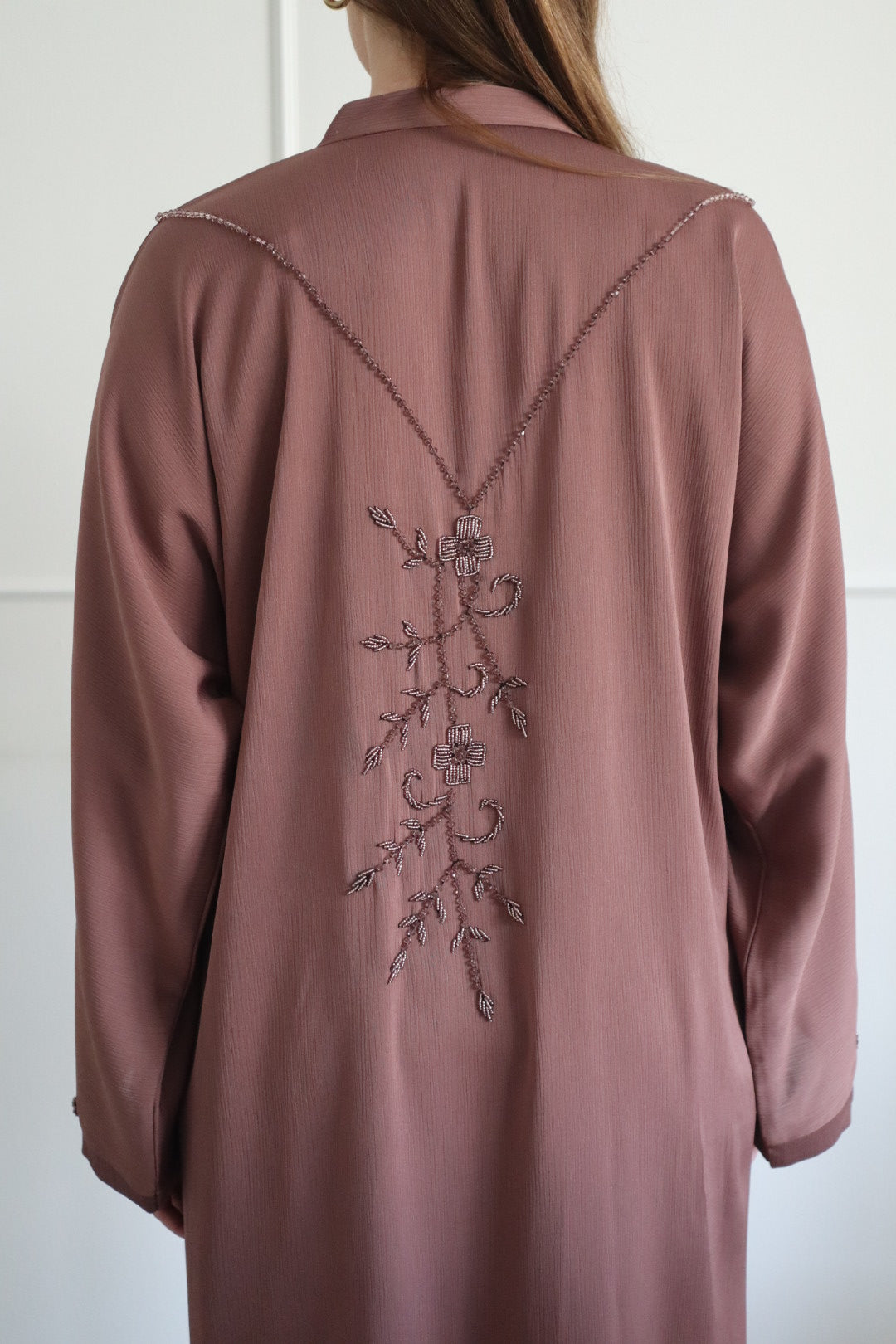 Dubai Abaya brown rose