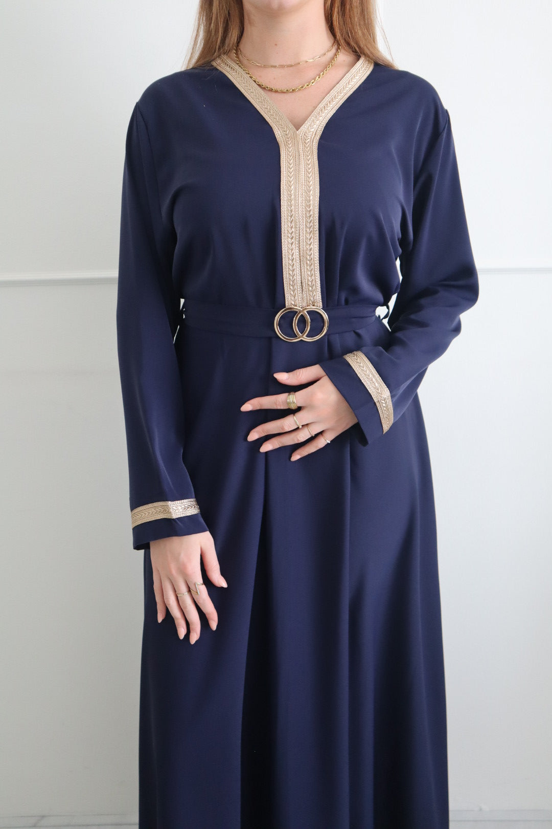 Abaya Mirthe donkerblauw