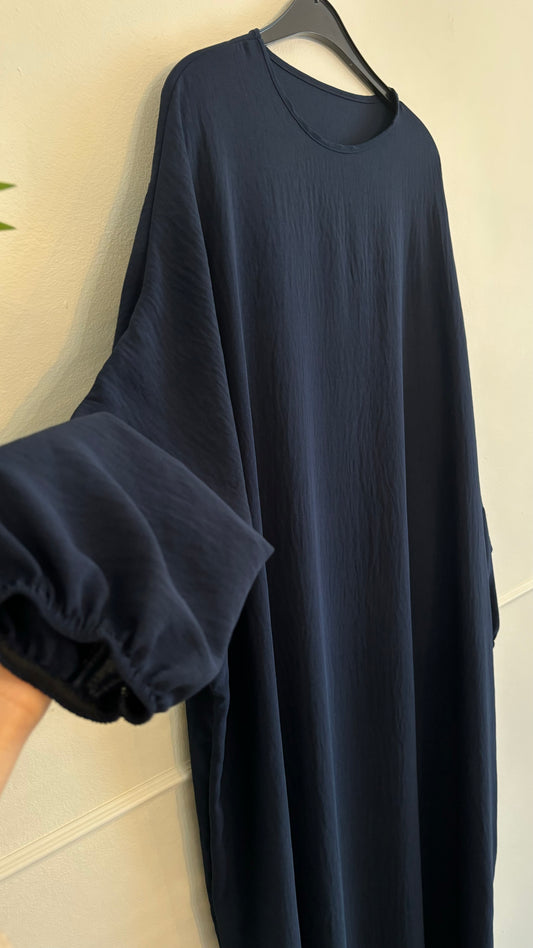 Abaya vlinder jazz marineblauw