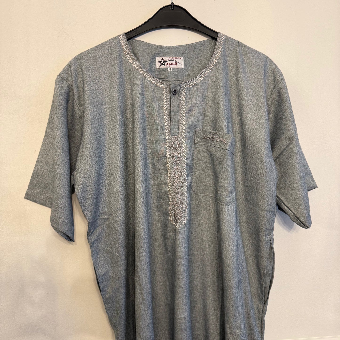 Abaya Men grijs — 145cm