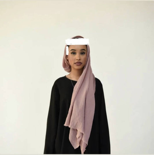 Dubai hijab paars