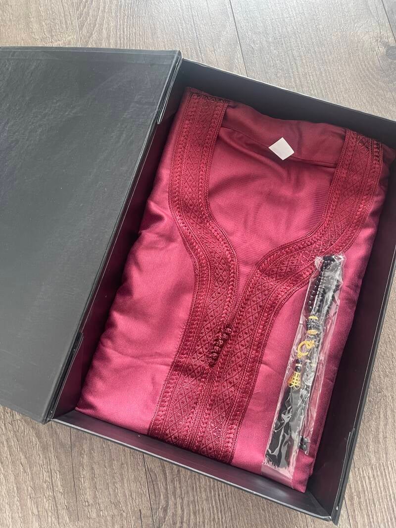 Abaya Men Box bordeaux