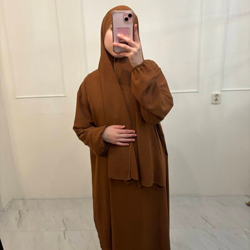 Luxe Abaya kastanjebruin