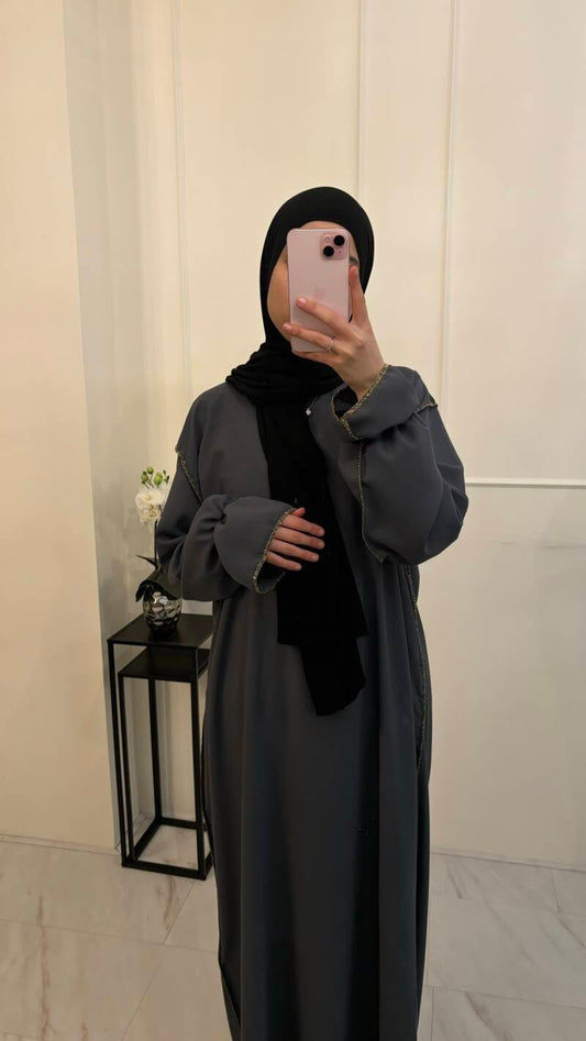 Israe Abaya grijs