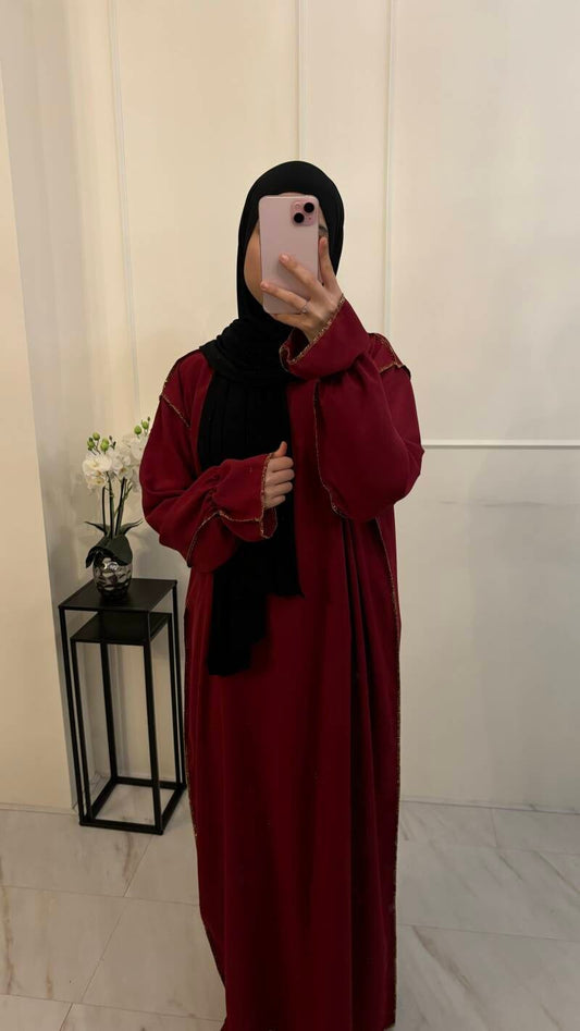 Israe Abaya bordeaux