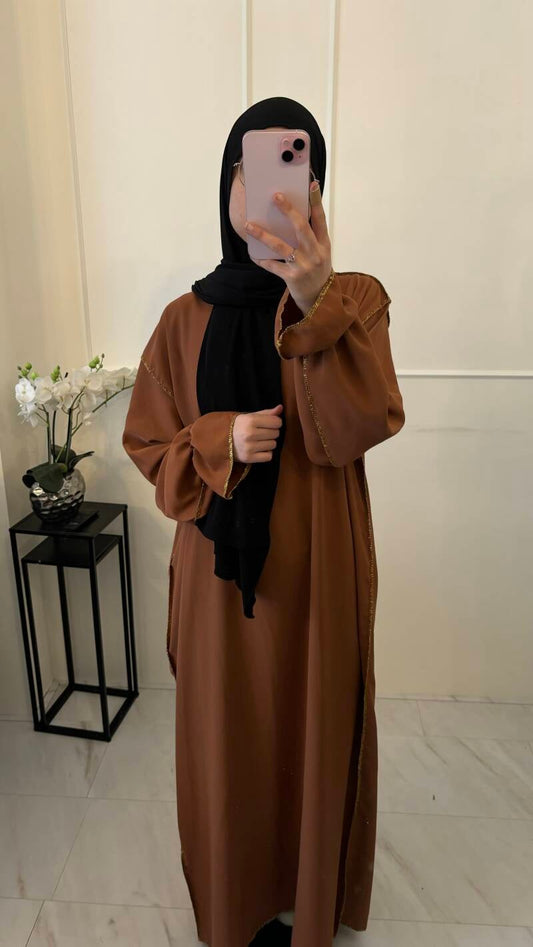 Israe Abaya karamelbruin