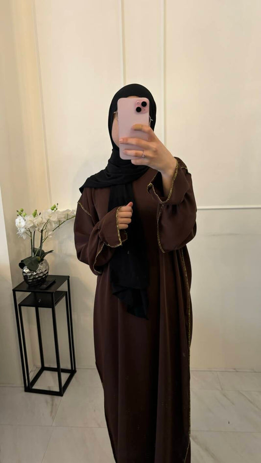 Israe Abaya donkerbruin