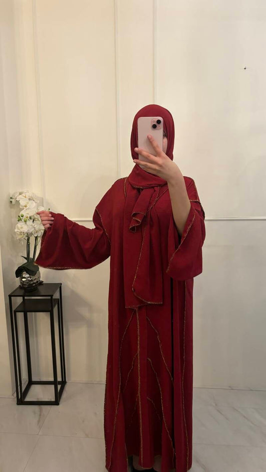 Petite Dress 2pcs rood