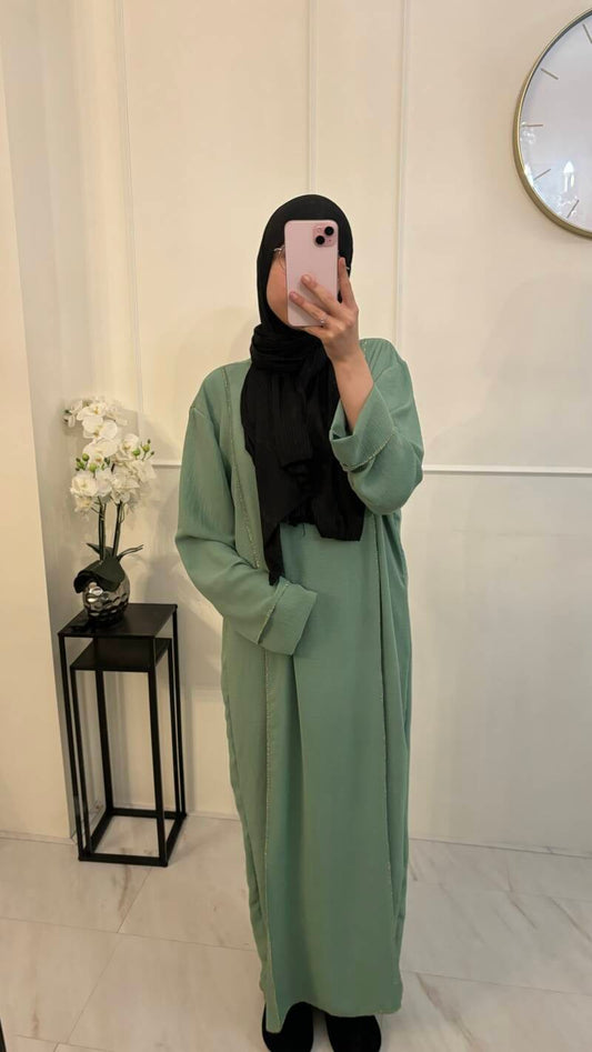 Abaya Dress jazz lichtgroen